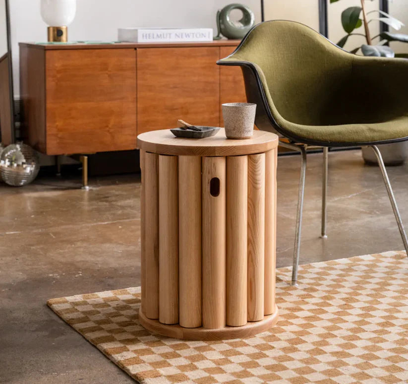 Cirvela™ | Adjustable Side Table – Versatile Design for Home or Office