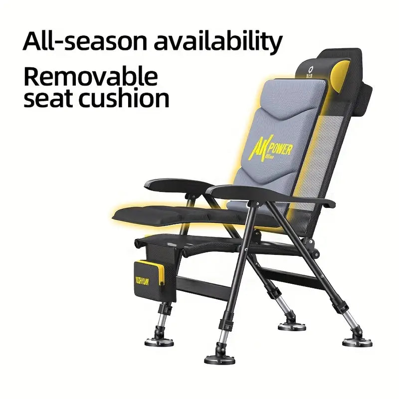 Campra™ | Foldable Fishing Chair – Adjustable & Portable Comfort
