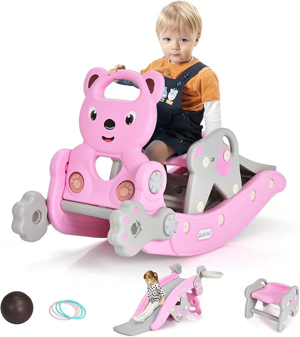 Funra™ | 5-in-1 Toddler Playset – Slide, Climb & Fun Anywhere