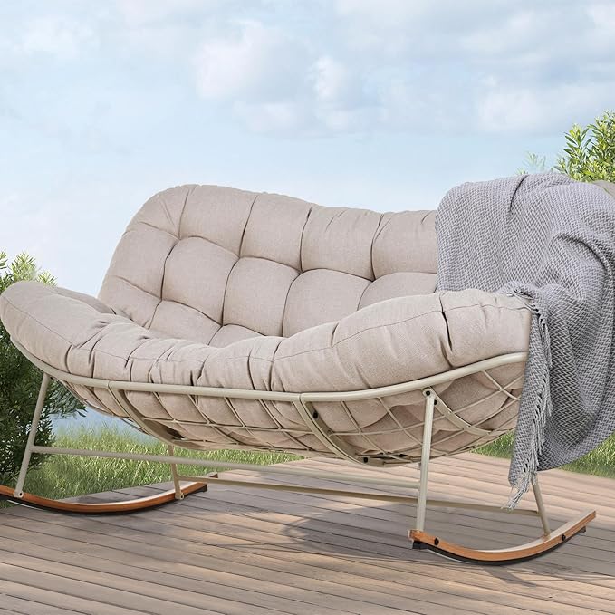 Velvora™ | Double Egg Chair – Extra-Large & Cozy