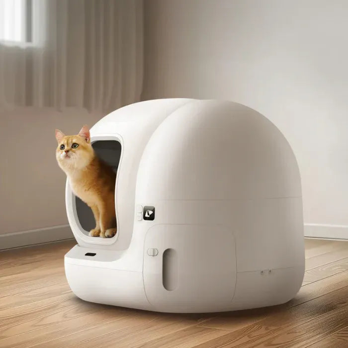 Scoopra™ | Smart Cat Litter Box – Odor-Free with 210° Camera